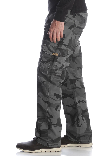wrangler mens camo cargo pants